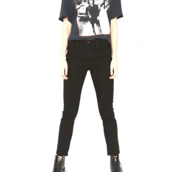 Sandrine Rose Women’s Black Skinny High Rise  Jeans size 31 NWT - Picture 1 of 11
